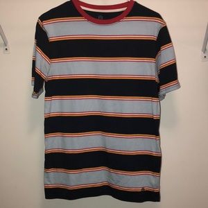 STRIPED SKATEBOARD STYLE SHIRT